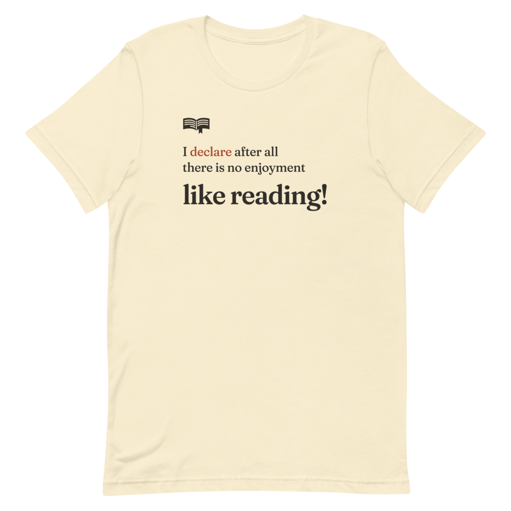 Like reading! T-shirt in Natural